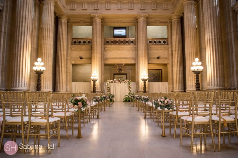 Monica & Zach’s Cleveland City Hall Rotunda Wedding