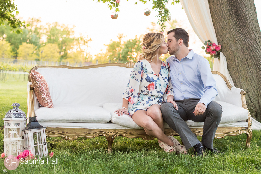 Gervasi Vineyard Engagement Photos, Gervasi Vineyard Canton Ohio Wedding