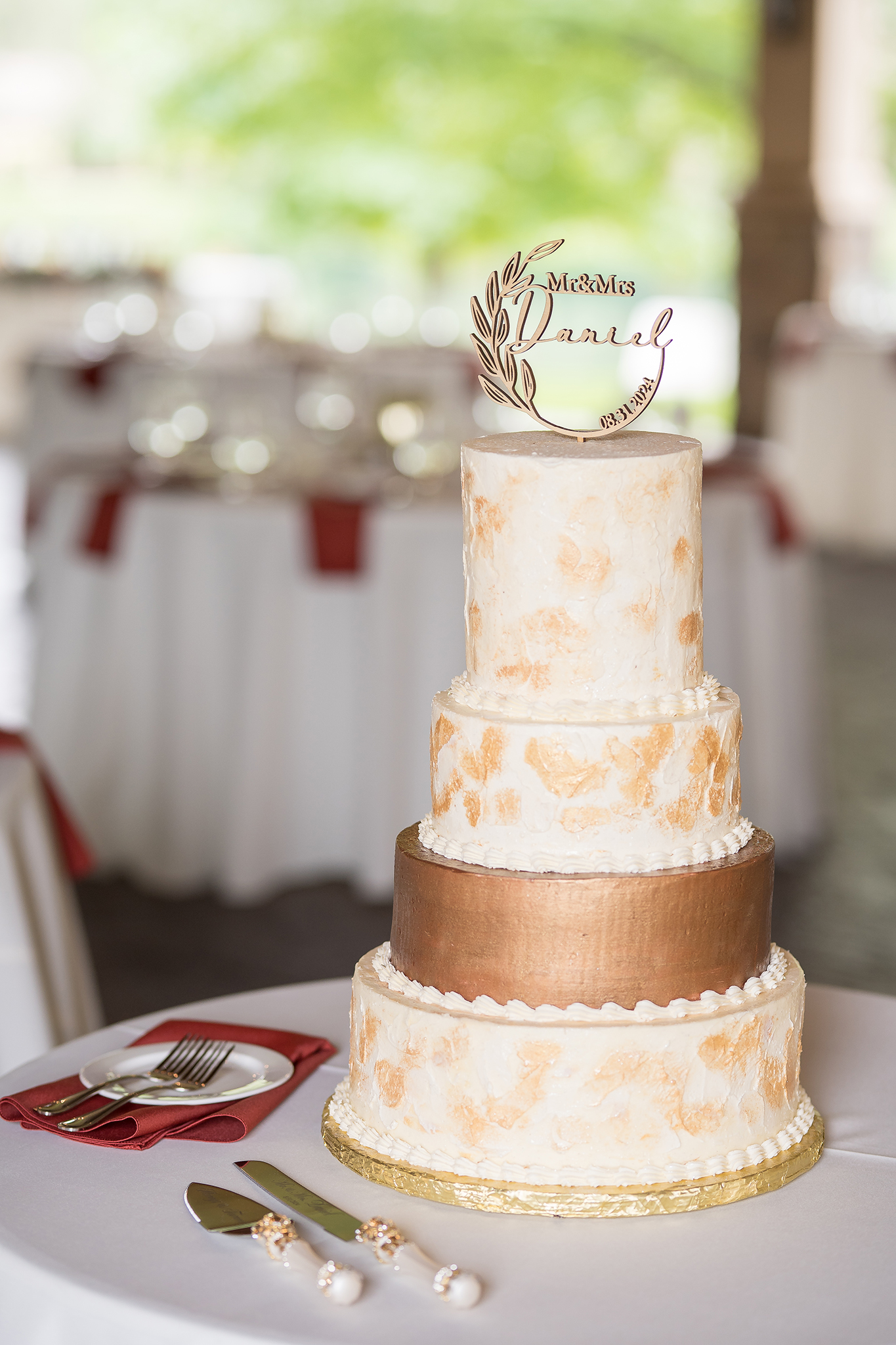 Gervasi Vineyard Wedding Cake