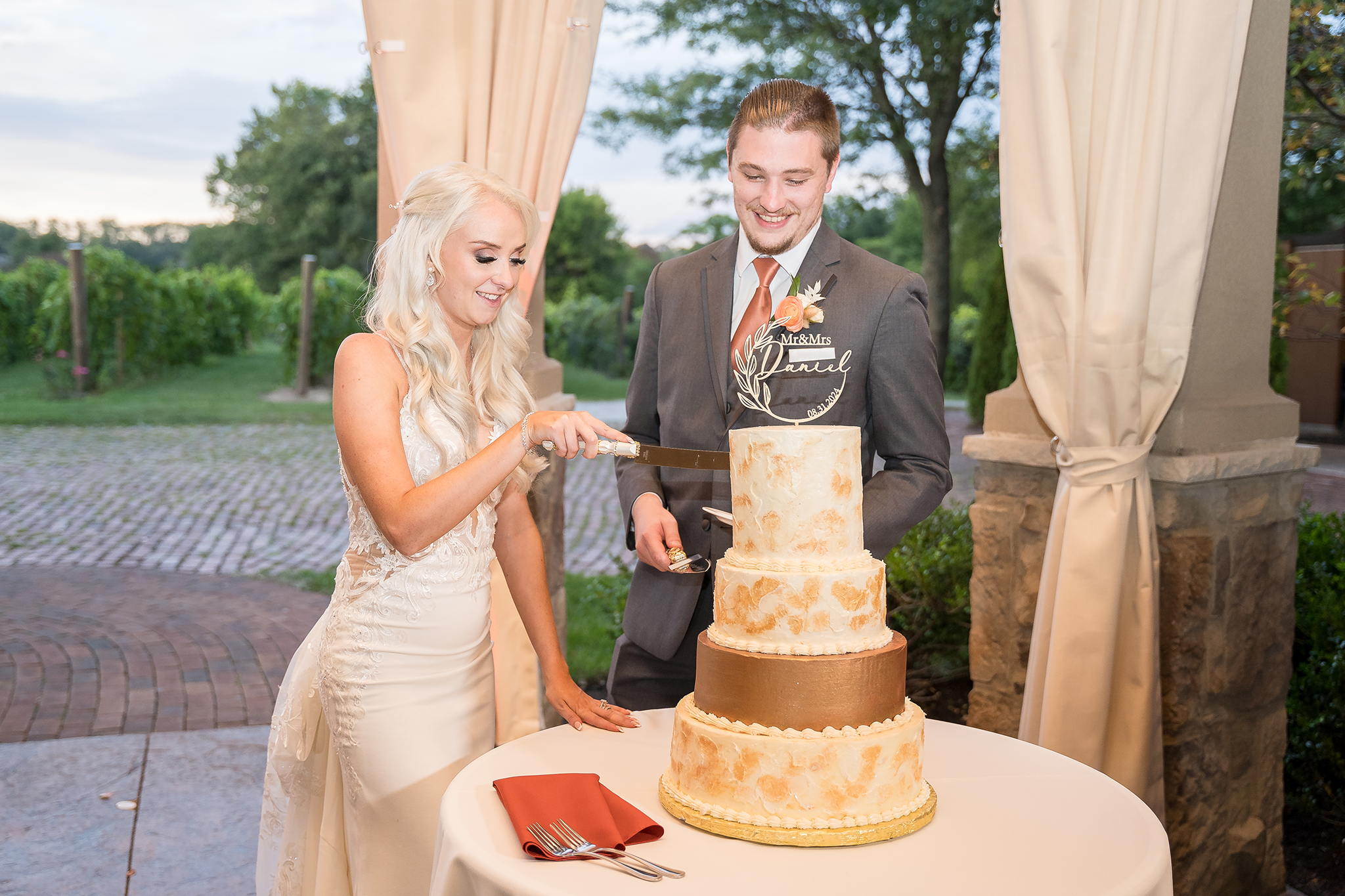 Gervasi Vineyard Wedding Cake