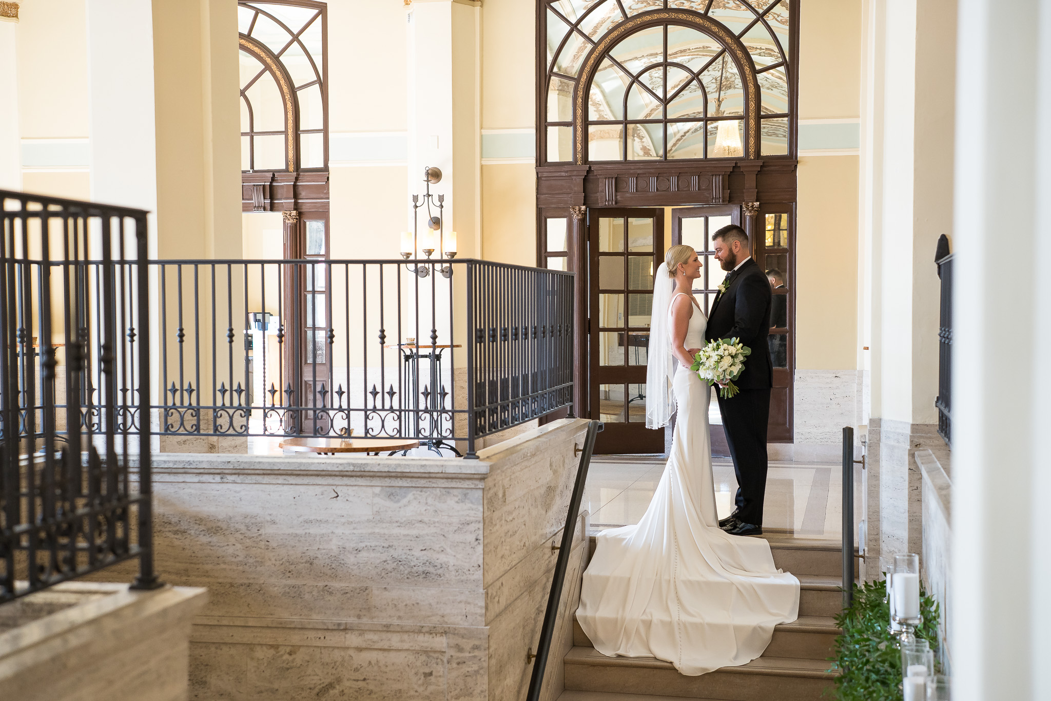 Historic Onesto Event Center Canton Ohio Wedding