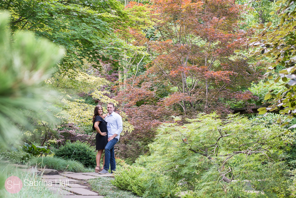 Cleveland Botanical Garden Engagement Session