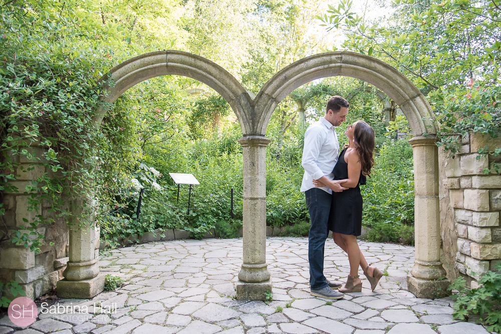 Cleveland Botanical Garden Engagement Session