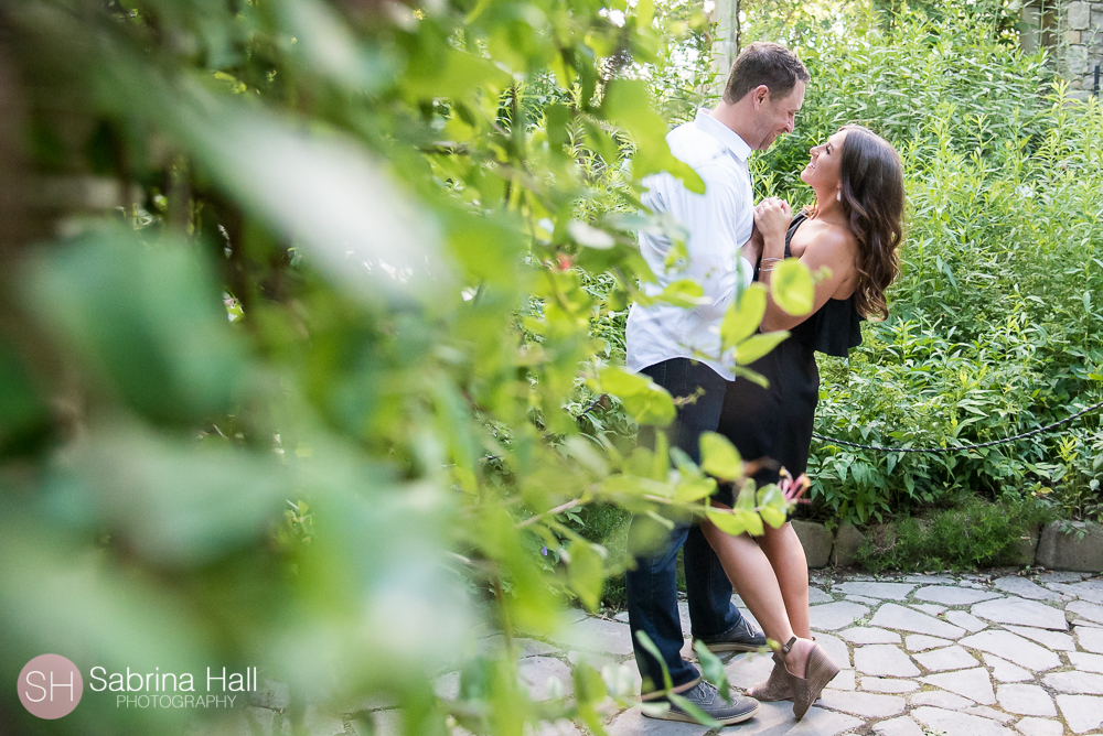 Cleveland Botanical Garden Engagement Session