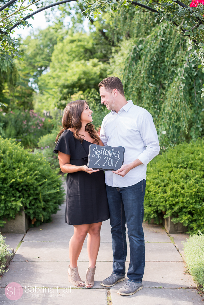 Cleveland Botanical Garden Engagement Session