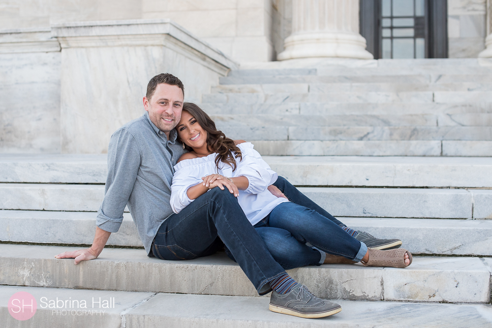 Cleveland Botanical Garden Engagement Session