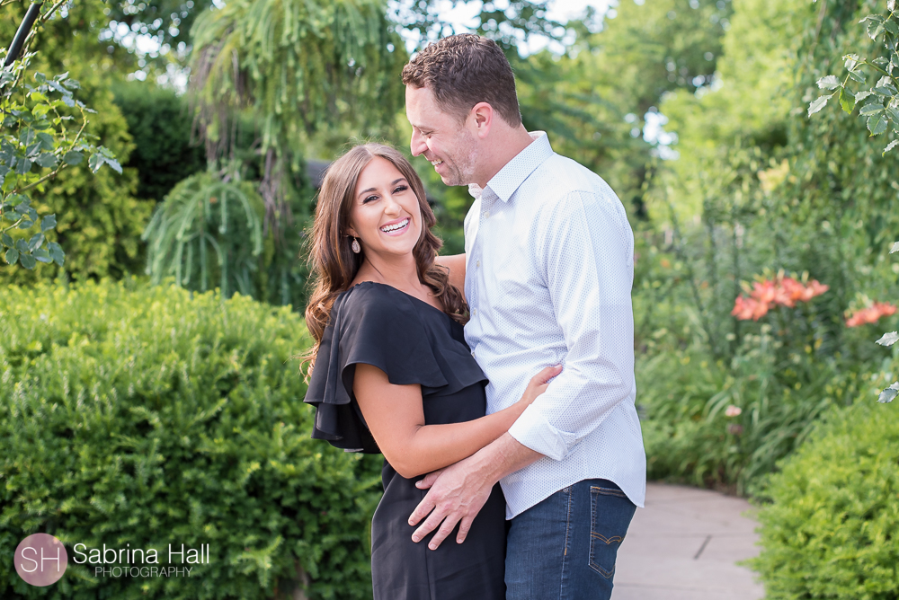 Cleveland Botanical Garden Engagement Session