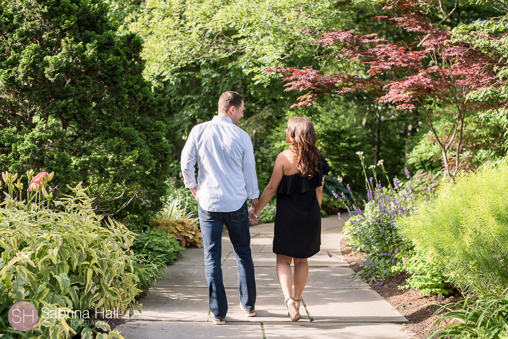 Cleveland Botanical Garden Engagement Session