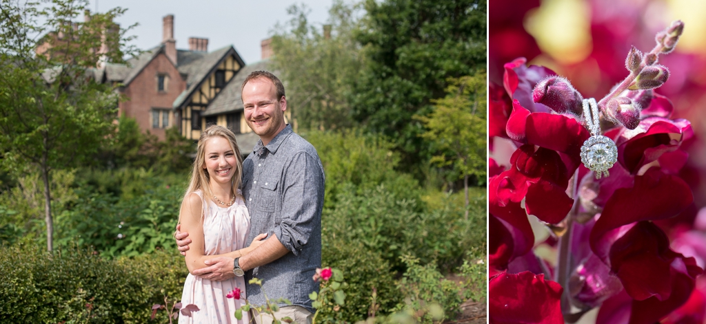 Stan Hywet Engagement Photos